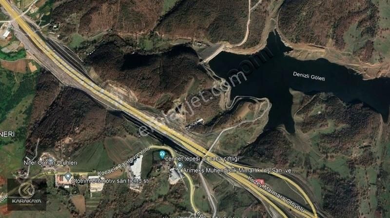 Denizli Köyünde 4000m² Kiralık Arsa