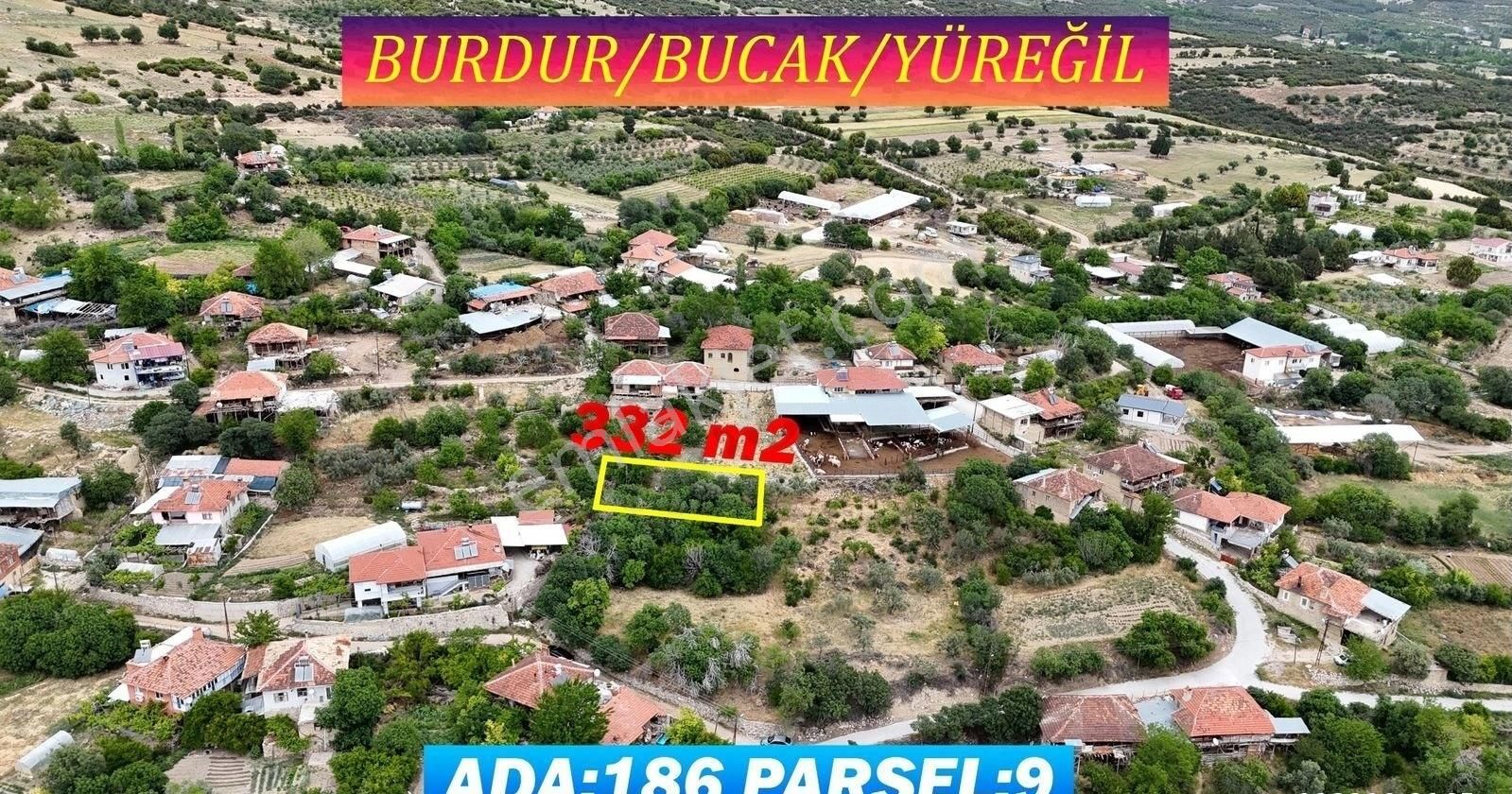 Bucak Yüreğil Köyü Satılık Konut İmarlı BURDUR BUCAK YÜREĞİLDE 2 KAT İMARLI TEK TAPU SATILIK ARSA