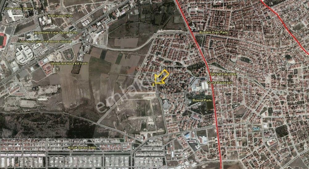 Çorum Merkez Mimar Sinan Satılık Konut İmarlı  Güvenay - Çorum Fevzi Çakmakta Satılık 207 M² Arsa