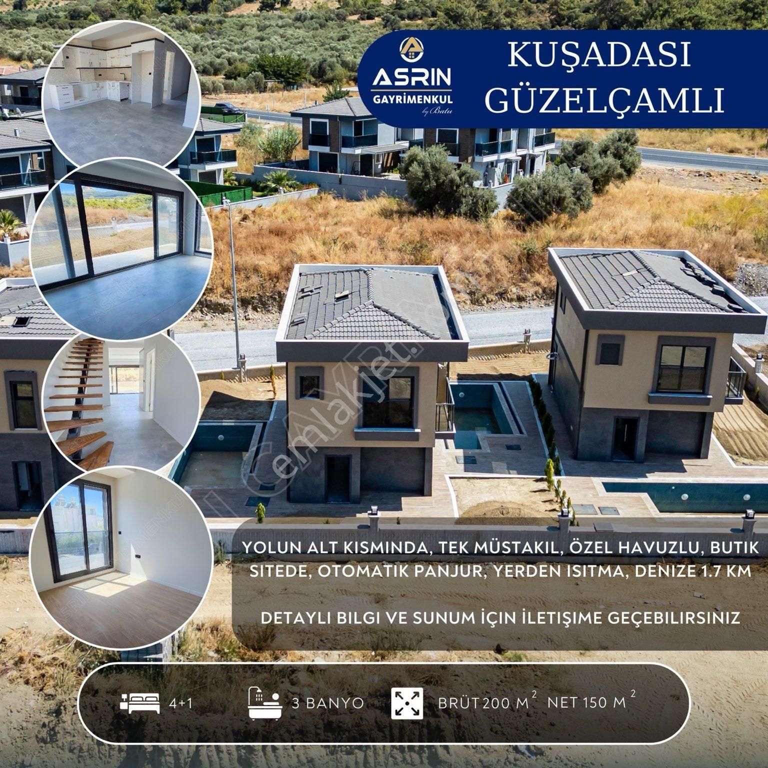 Kuşadası Güzelçamlı Satılık Villa KUŞADASI GÜZELÇAMLI DA TEK MÜSTAKİL ÖZEL HAVUZLU 4+1 SIFIR YAZLIK