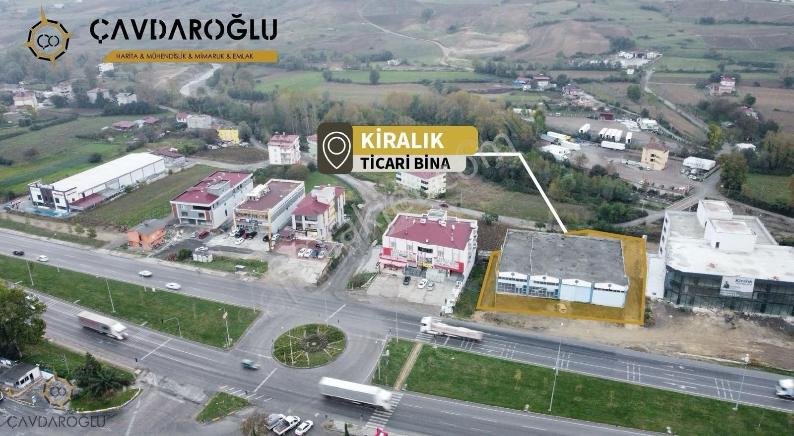 İlkadım Toybelen Kiralık Dükkan & Mağaza TOYBELEN'DE ANAYOLA CEPHE 2430 M² İKİ KATLI KİRALIK TİCARİ BİNA