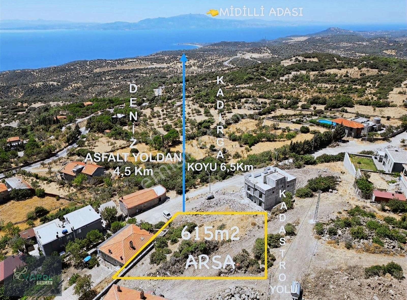 Büyükhusun Köyünde Muazzam Deniz Manzaralı İmarlı Arsa