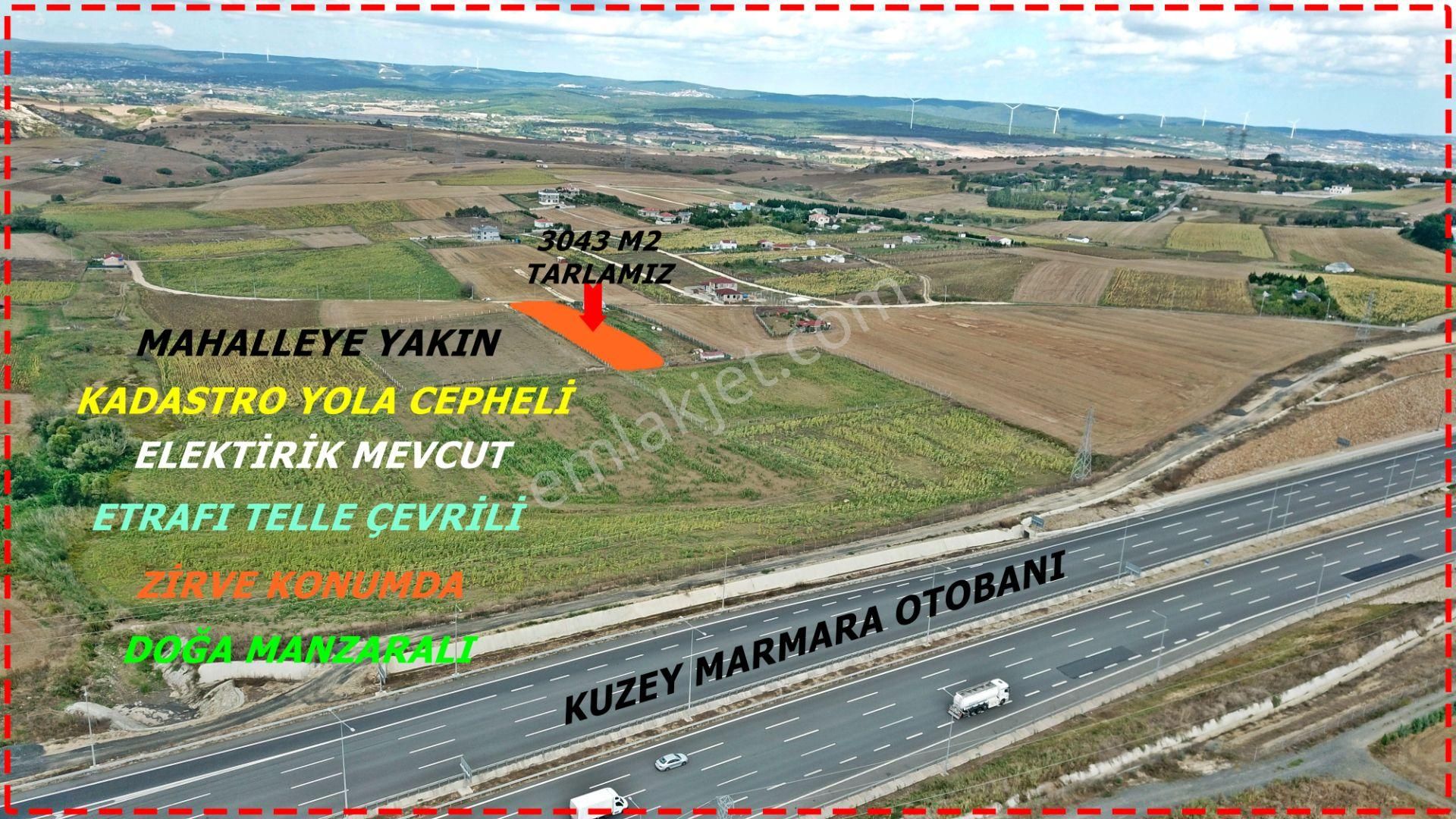 Çatalca Elbasan Mahallesinde 3043 M2 Tek Tapu Tarla - Görsel 9