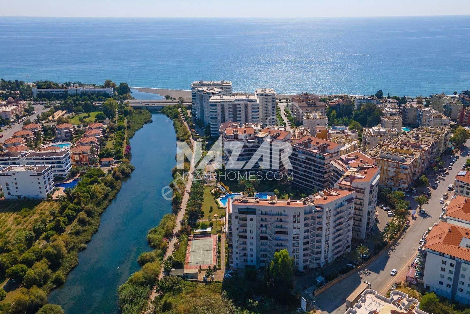 Alanya Tosmur Satılık Daire Alanya Tosmur'da Satılık Eşyalı 3+1 Dubleks Daire - Riverside Resort