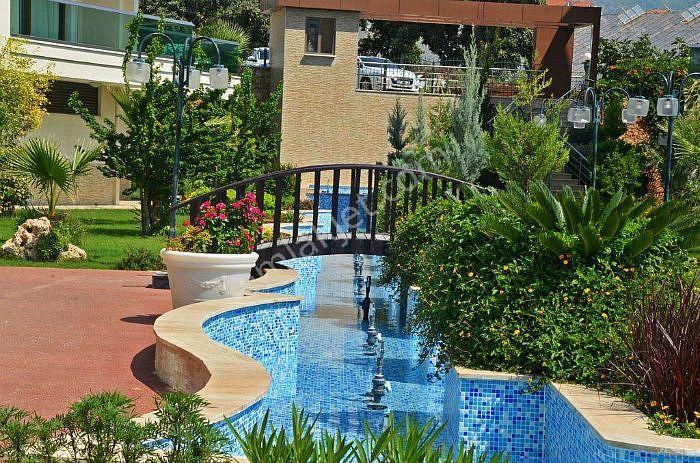 Alanya Oba Kiralık Residence FLAWER GARDEN 4+1 DUBLEX 800€ AİDAT DAHİL