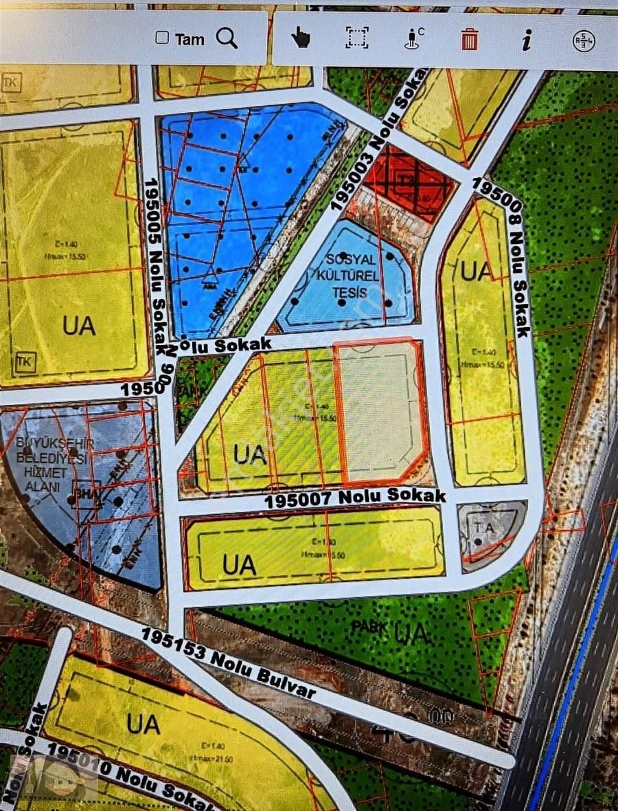 Şahinbey Yamaçtepe Satılık Konut İmarlı Yamaçtepede konum değeri yüksek arsa