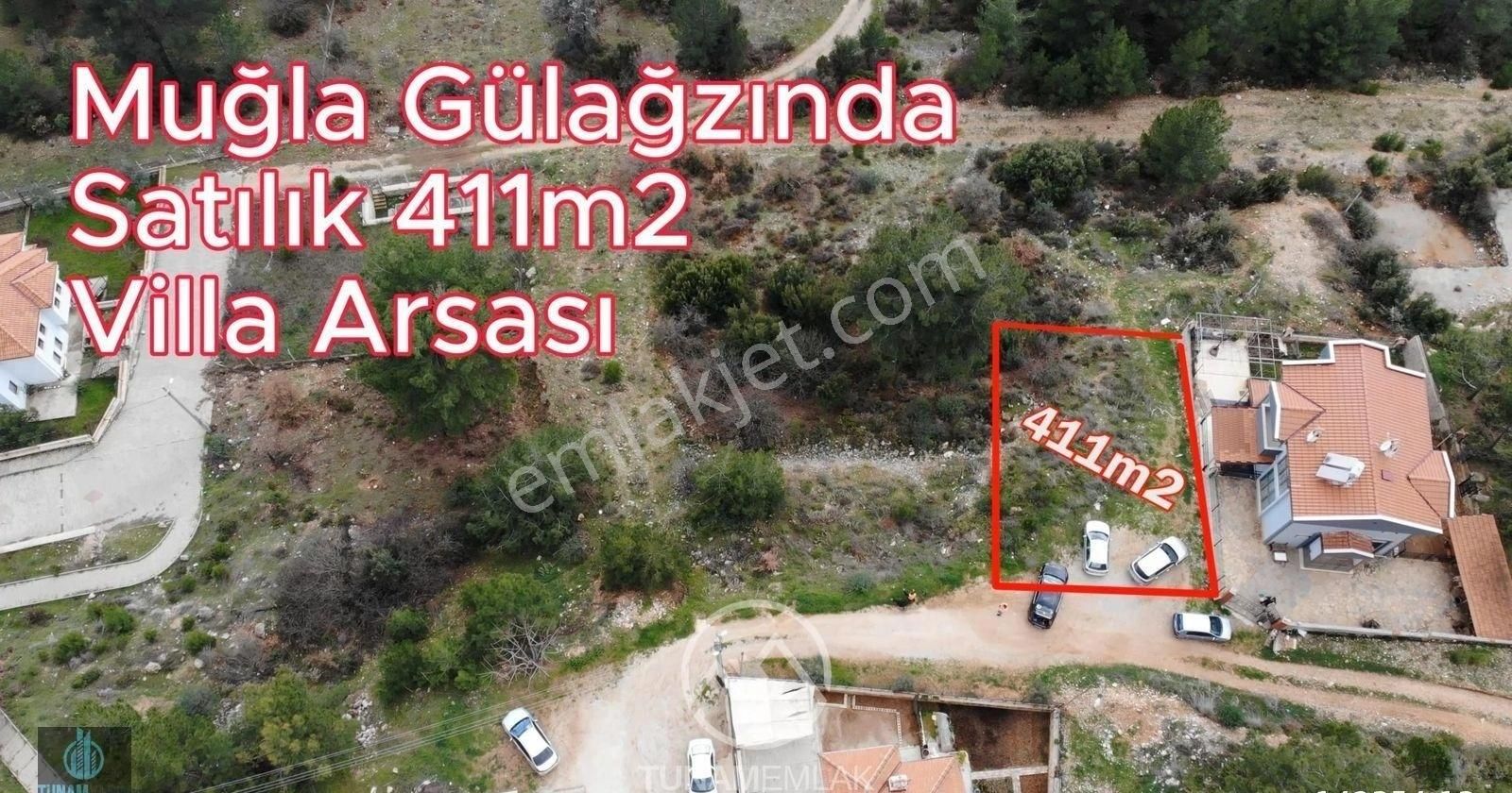 Menteşe Gülağzı Satılık Konut İmarlı Muğla Gülağzı Mahallesinde 411 M2 Satılık Villa Arsası