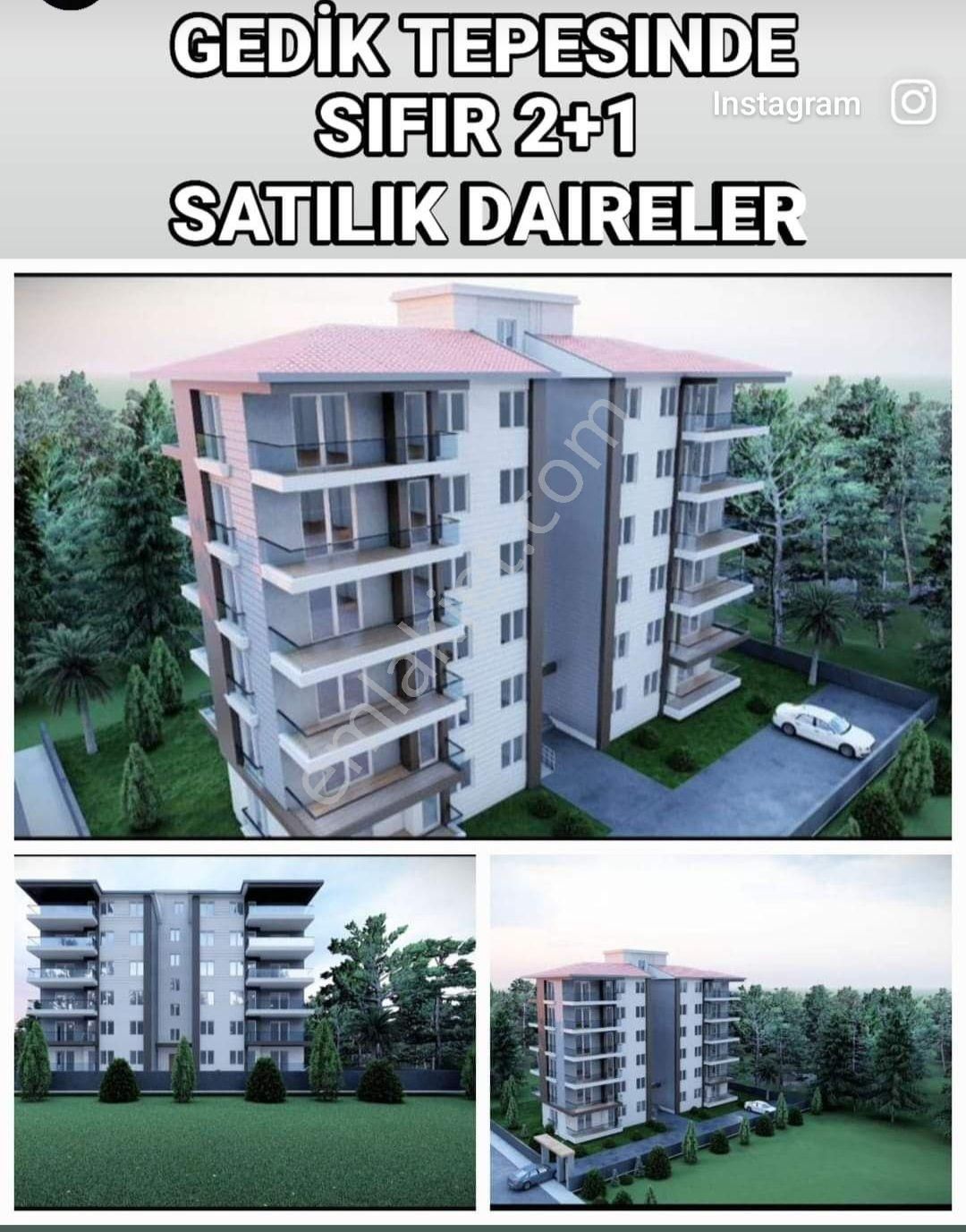 Serik Gedik Satılık Daire SIFIR 2+1 Daire