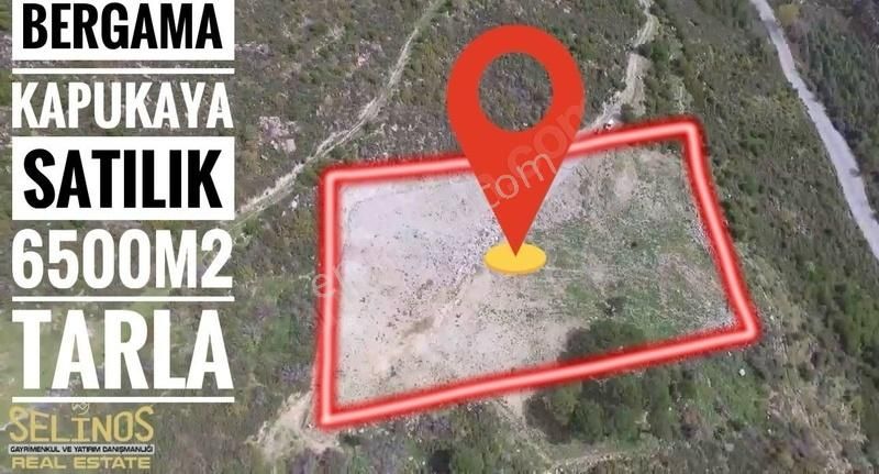 Bergama Kapukaya Satılık Tarla KAPUKAYA KÖYÜNDE İŞLETME YAPMAYA UYGUN MANZARALI ARAZİ