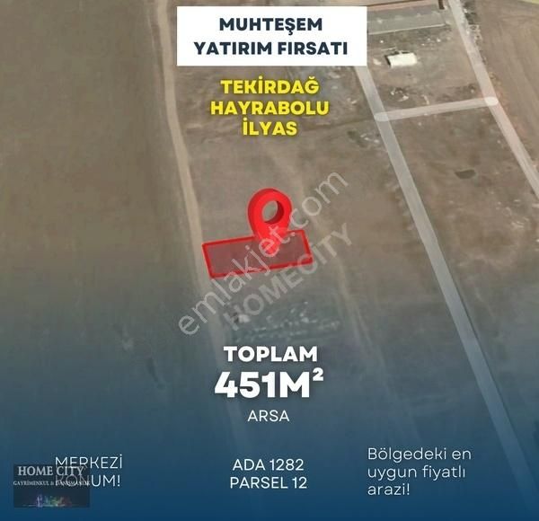 Hayrabolu Aydınevler Satılık Ticari İmarlı Tekirdağ Hayrabolu İlyas'da Satılık Ticari İmarlı Fırsat Arsa