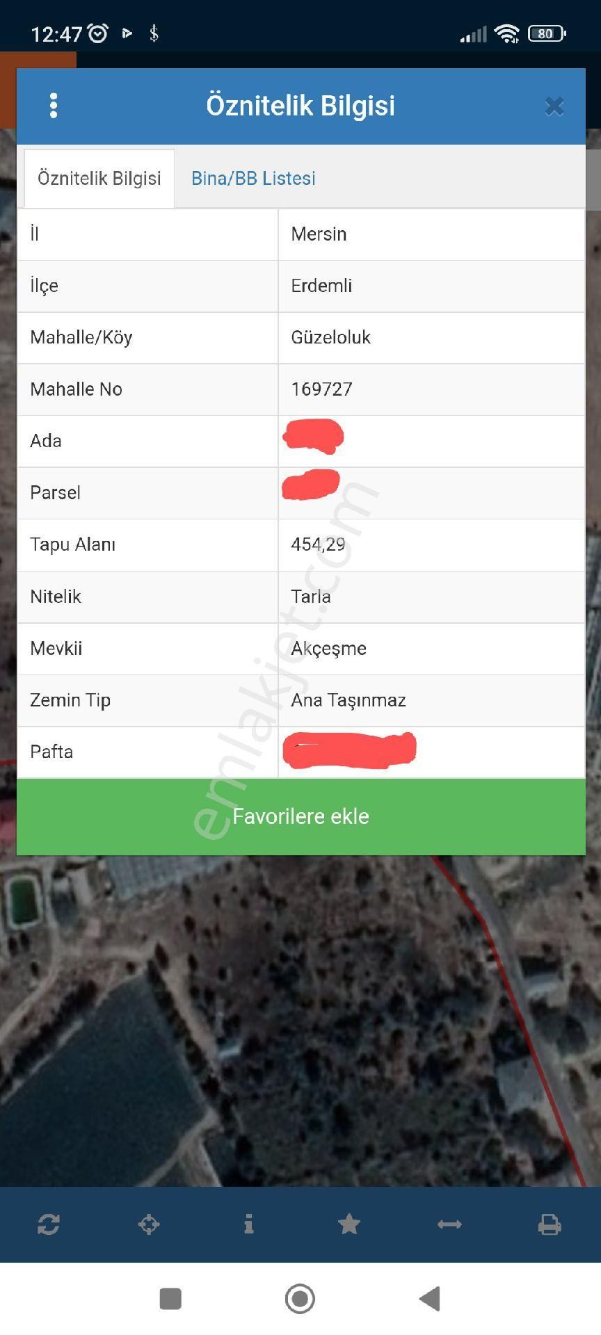 Erdemli Güzeloluk Mah Satilik Parsel - Görsel 2