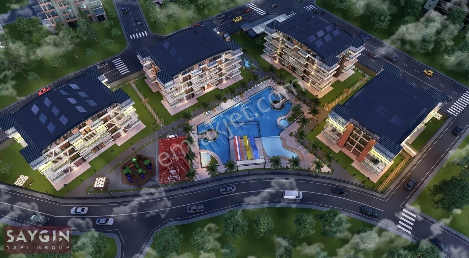 Didim'de Saygın'dan Aqua Lıfe Suıt'te 3+1 Çatı Dubleskler - Görsel 25