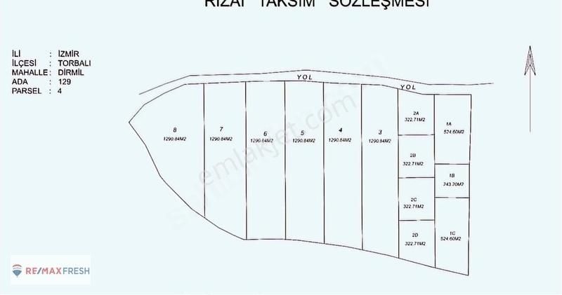 Torbalı Dirmil Satılık Zeytinlik Torbalı Dirmil'de Fırsat Fiyata Satılık Zeytinlik