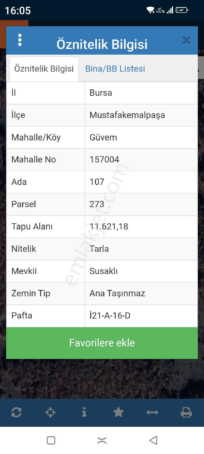 Mustafakemalpaşa Güvem Satılık Tarla HAKİM EMLAK'DAN MUSTAFAKEMALPAŞA GÜVEM MAHALLESİ SATILIK 9.667MT2 HİSSELİ TARLA 