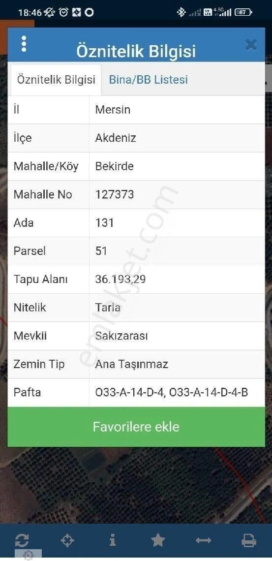 Kılınç Gayrimenkulden Satılık Bekirde De Limana Yakın İmara Yakın Mandalina Bahçesi - Görsel 3