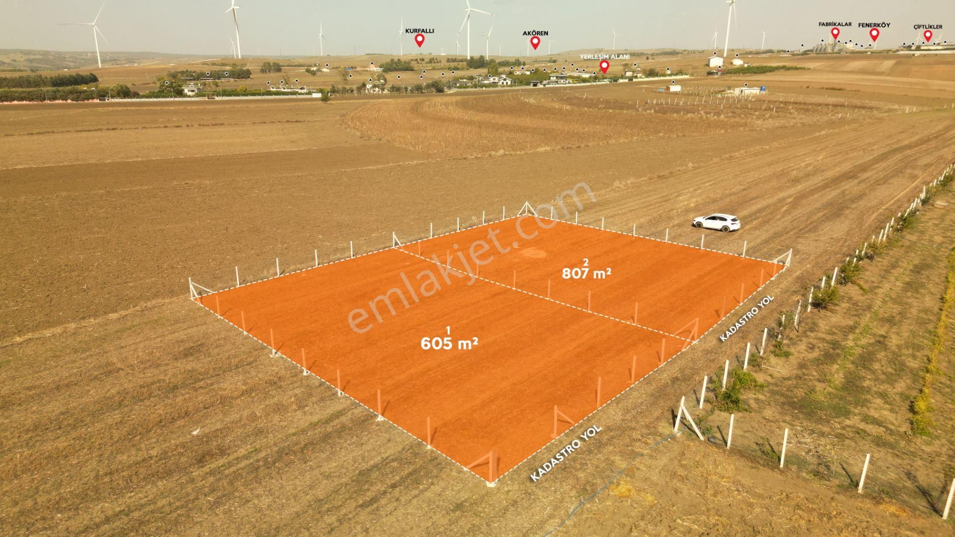 Küçükkılıçlı'da Çiftlik Evlerinin Yakınında 605 M² Satılık Tarla - Görsel 6