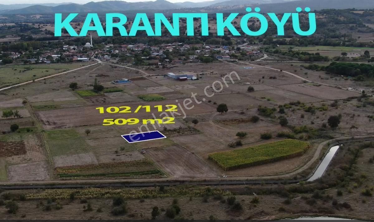 Biga Gündoğdu Köyü Satılık Konut İmarlı  ÇANAKKALE BİGA KARANTI'DA 509M2 SATILIK KONUT İMARLI ARSA