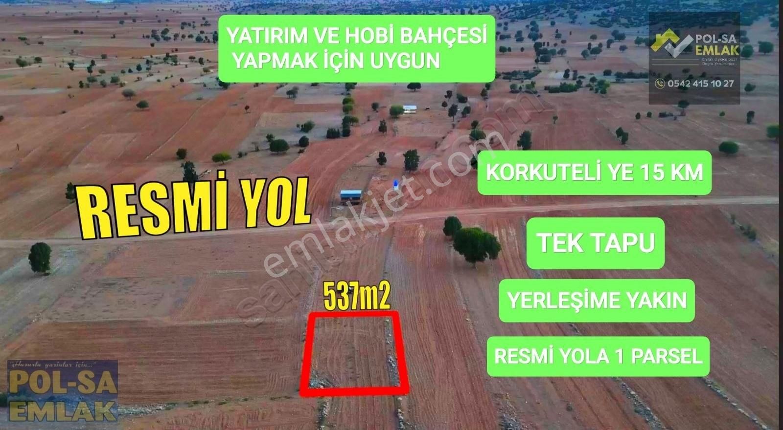 Korkuteli Beğiş Satılık Tarla KORKUTELİ BEĞİŞ KÖYÜ SATILIK 537M2 TARLA FİYAT 250.000₺