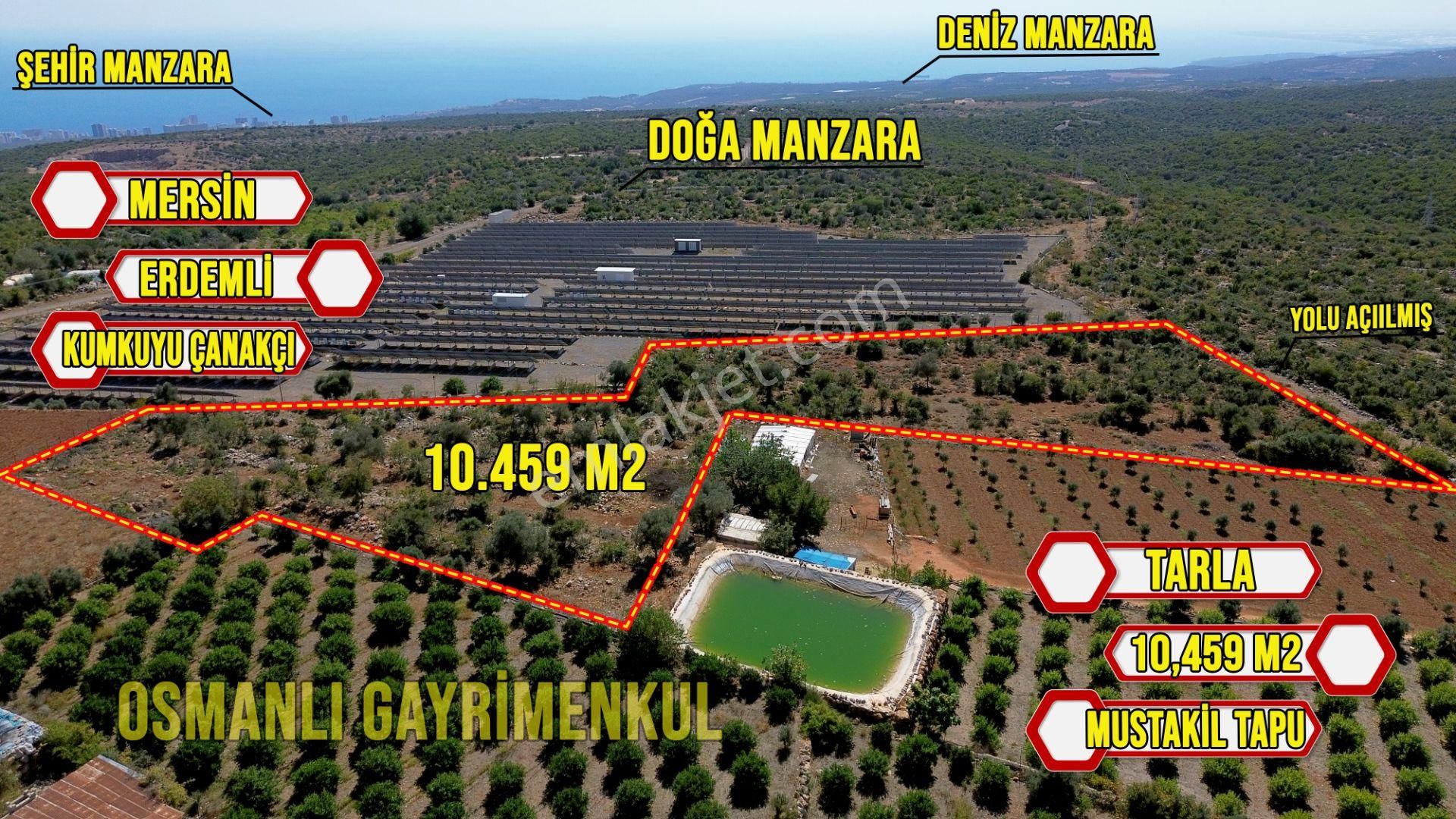 Erdemli Ayaş Satılık Tarla Erdemli Kumkuyu Çanakçı Satılık 10459 M2 Parsel