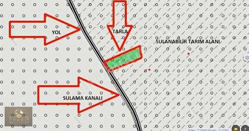 Boruktolu'da 11.000 M2 Sulak Yola Cepheli Hisseli Cazip Tarla - Görsel 3