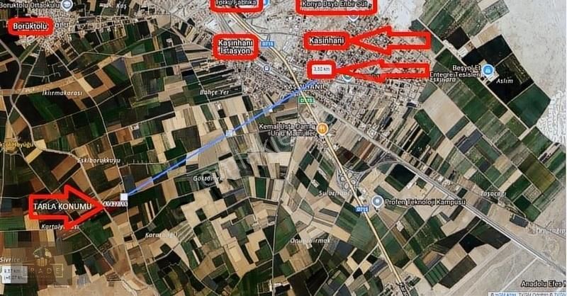 Boruktolu'da 11.000 M2 Sulak Yola Cepheli Hisseli Cazip Tarla - Görsel 7
