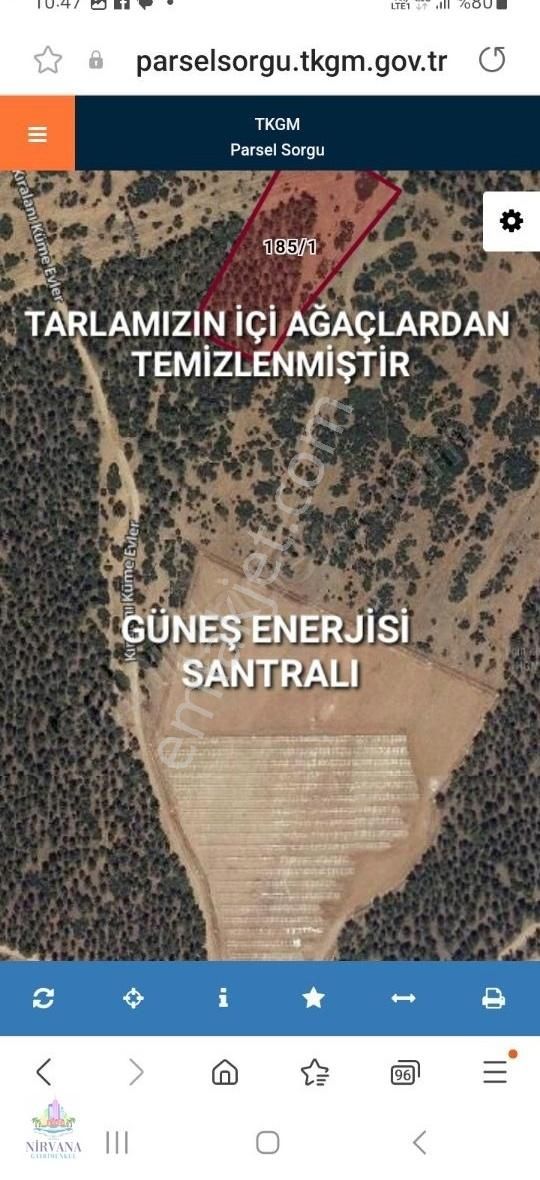 Tavas Vakıf Satılık Tarla FİYAT DÜŞTÜ&TAVAS VAKIFTA YATIRIMLIK GES'E KOMŞU 8665 M2 TARLA