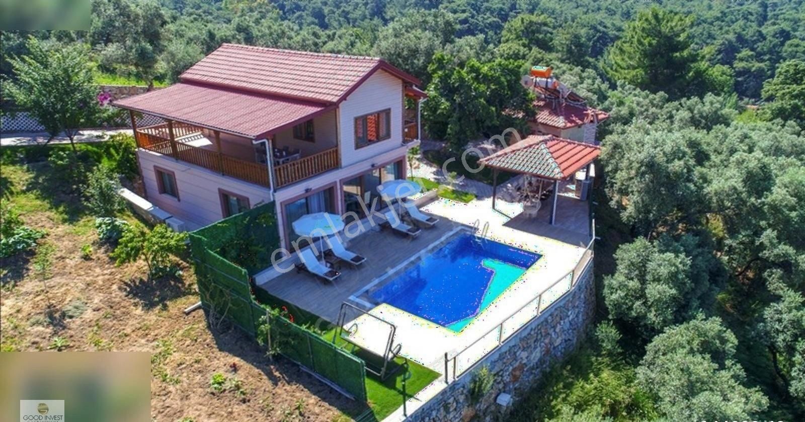 Ula Ataköy Kiralık Müstakil Ev GÖKOVADA KİRALIK MUHTEŞEM KONUMDA VİLLA