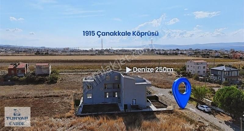 Lapseki Çardak Bld. (Gaziyakupbey) Satılık Villa LAPSEKİ ÇARDAK DENİZE 250M KÖPRÜ ,BOĞAZ MANZARALI TRİPLEX VİLLA