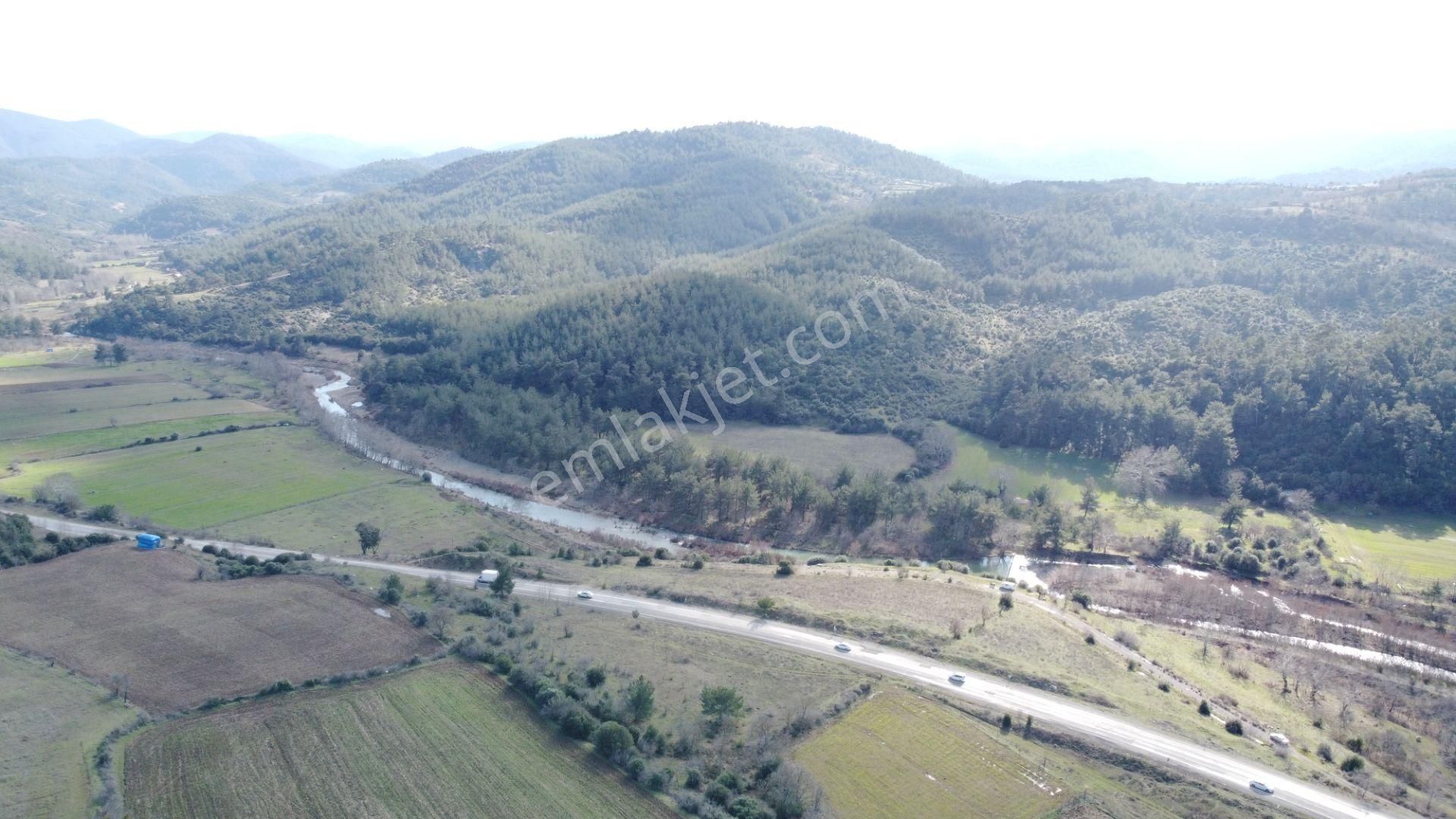 Çanakkale Çan Karayolunda Sarıçay Kenarında Satılık Tarla - Görsel 2