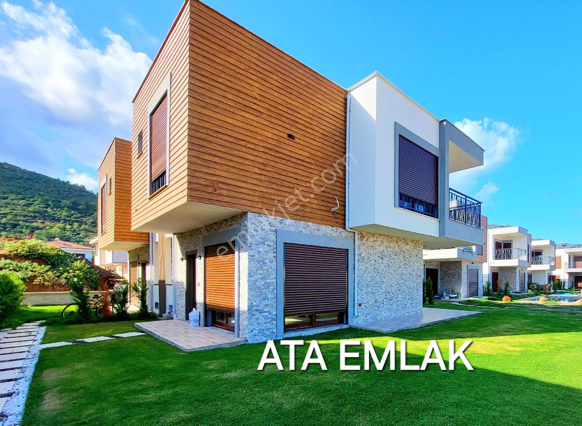 Kuşadası Güzelçamlı Satılık Villa KUŞADASI GÜZELÇAMLIDA HAVUZLU SİTEDE BAHÇELİ SIFIR VİLLA