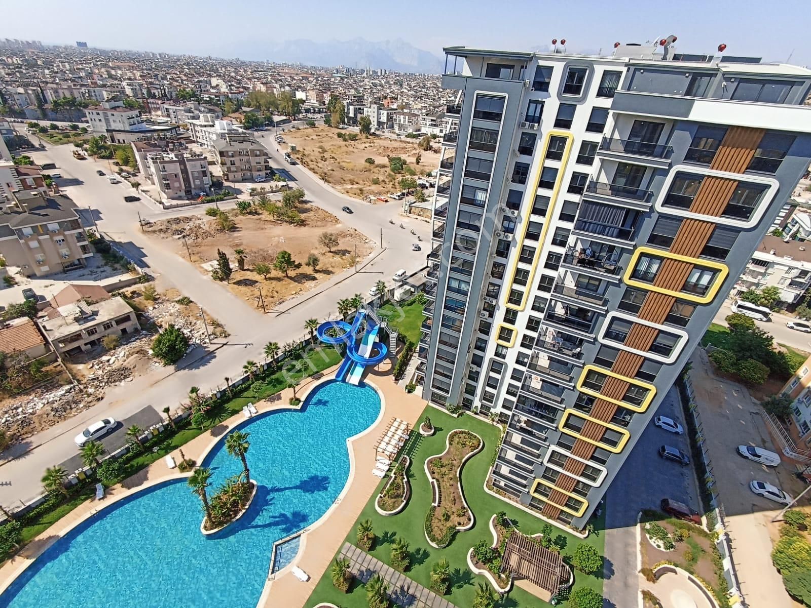 Kepez Sütçüler Satılık Daire  ANTALYA KEPEZ ZAMUR TOWERS SATILIK 3+1 AQUPARK,HAVUZLU DAİRE