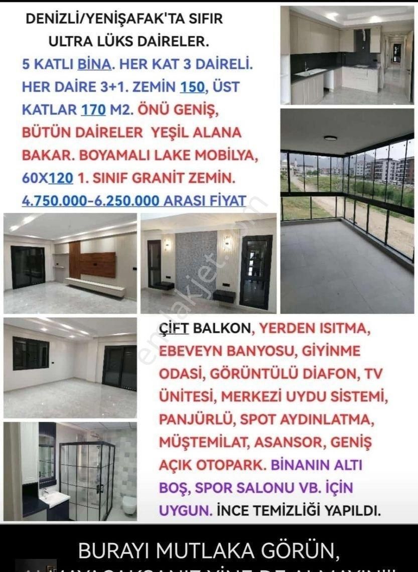 Merkezefendi Yenişafak Satılık Daire YENİŞAFAKTA SATILIK 3+1 LÜKS DAİRELER