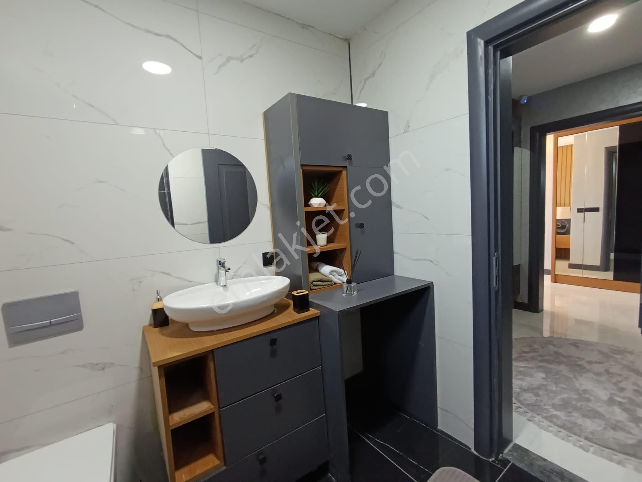 Soğucak'ta Deniz Manzaralı Full Eşyalı Müstakil Sıfır Villa... - Görsel 19