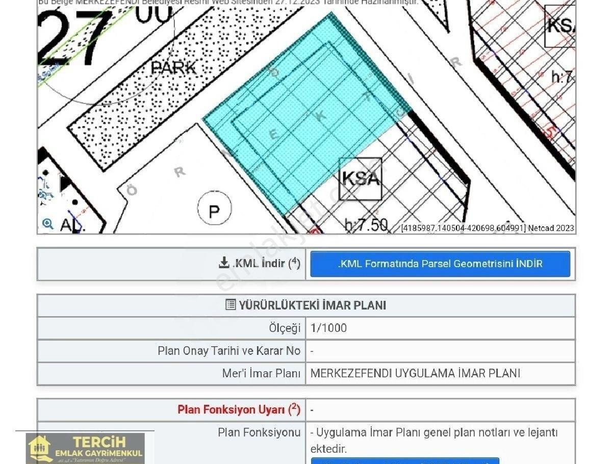 Merkezefendi Sümer Satılık Sanayi İmarlı Küçük Sanayi Alanı Sümer