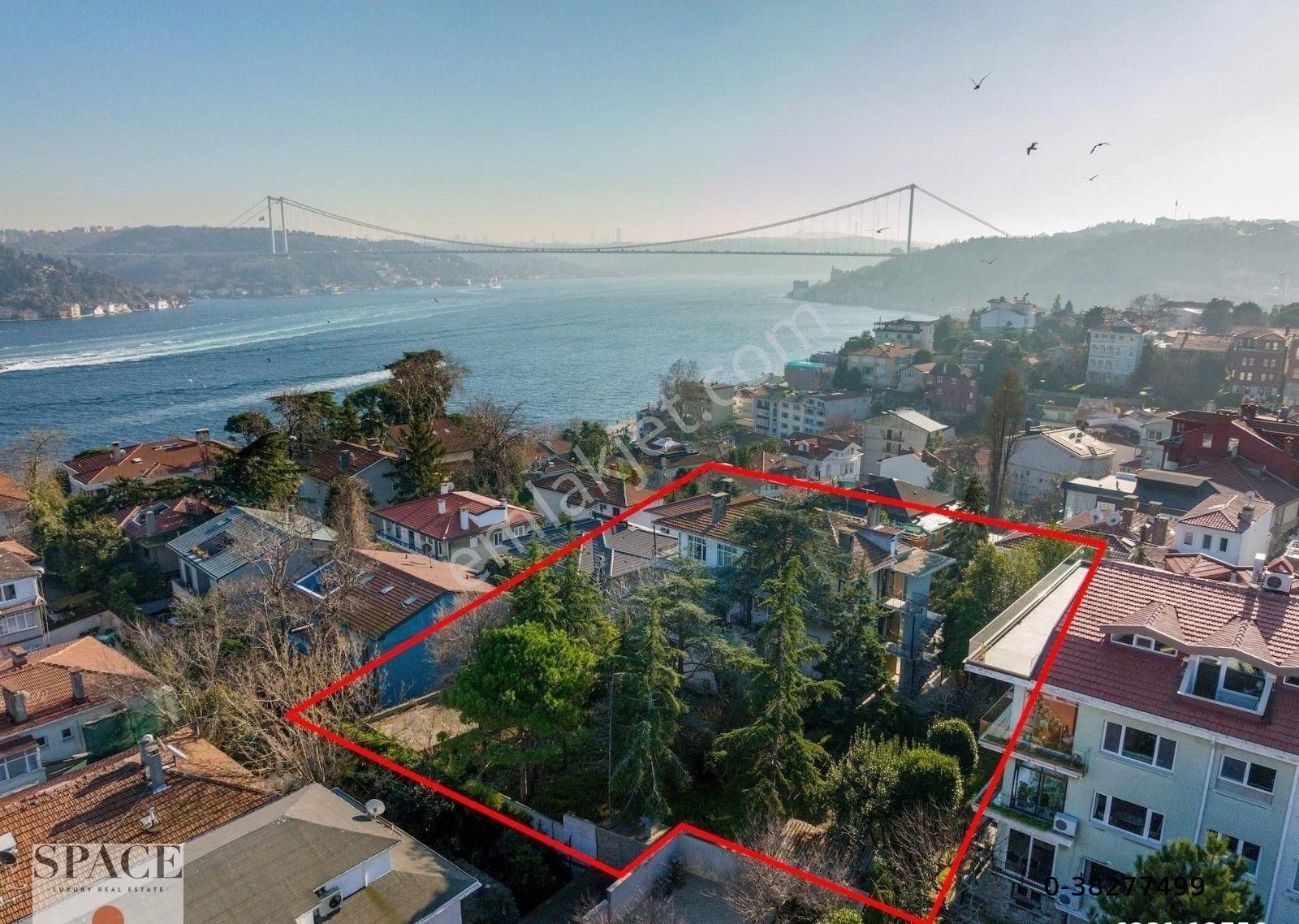 Sarıyer Emirgan Satılık Daire EMİRGAN’DA PANORAMİK BOĞAZ MANZARALI, SATILIK 4 DAİRELİ KOMPLE BİNA