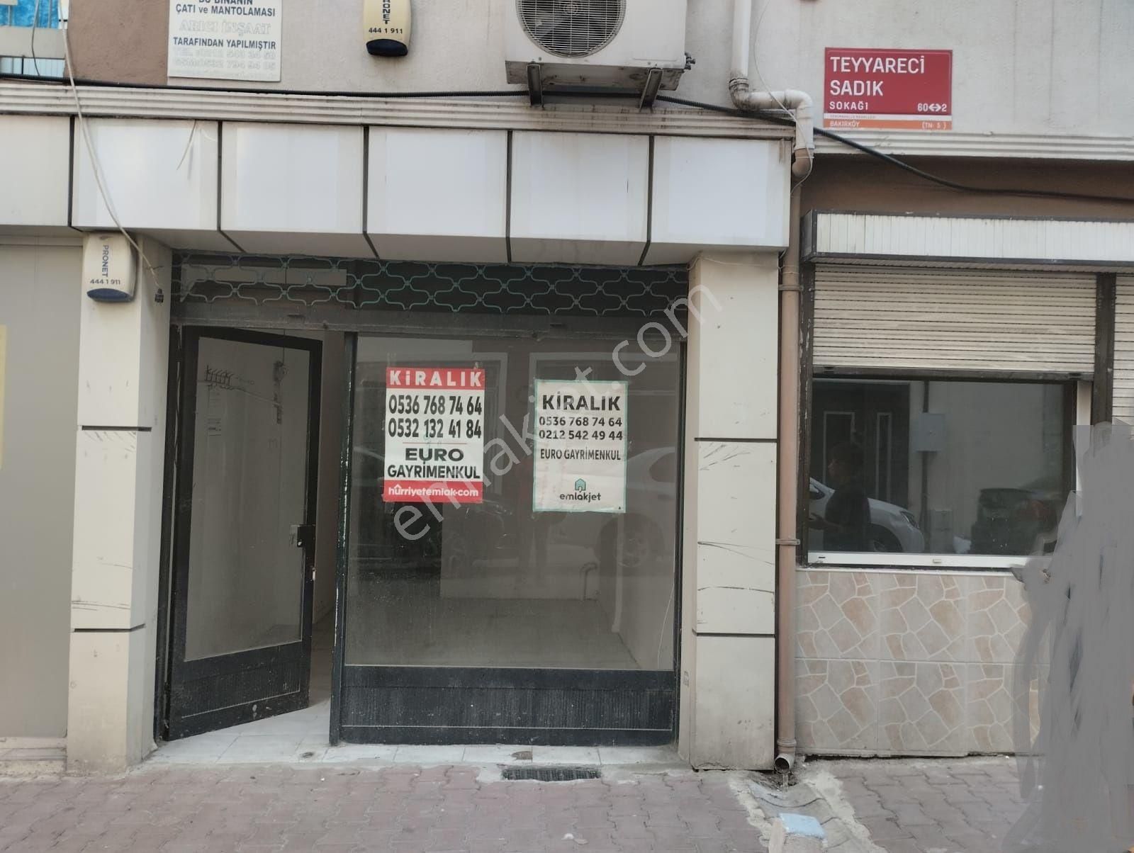 Bakırköy Yenimahalle Kiralık Dükkan & Mağaza Bakırköy Marmaraya Semt Pazyakın Kepenkli +wc Var 30 M2temiz Boş Dükkan