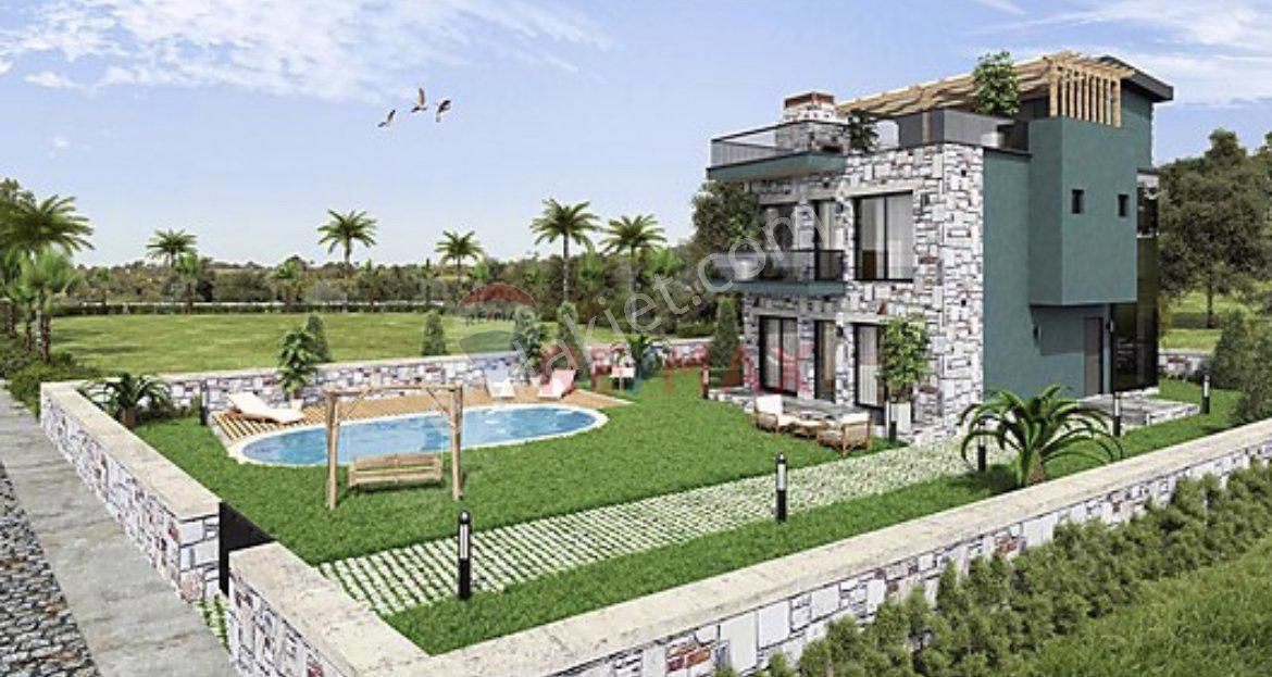 Aliağa Horozgediği Satılık Villa RE/MAX TARGETTAN Foça Kozbeyli Reva Konakları Müstakil 4+1 Villa