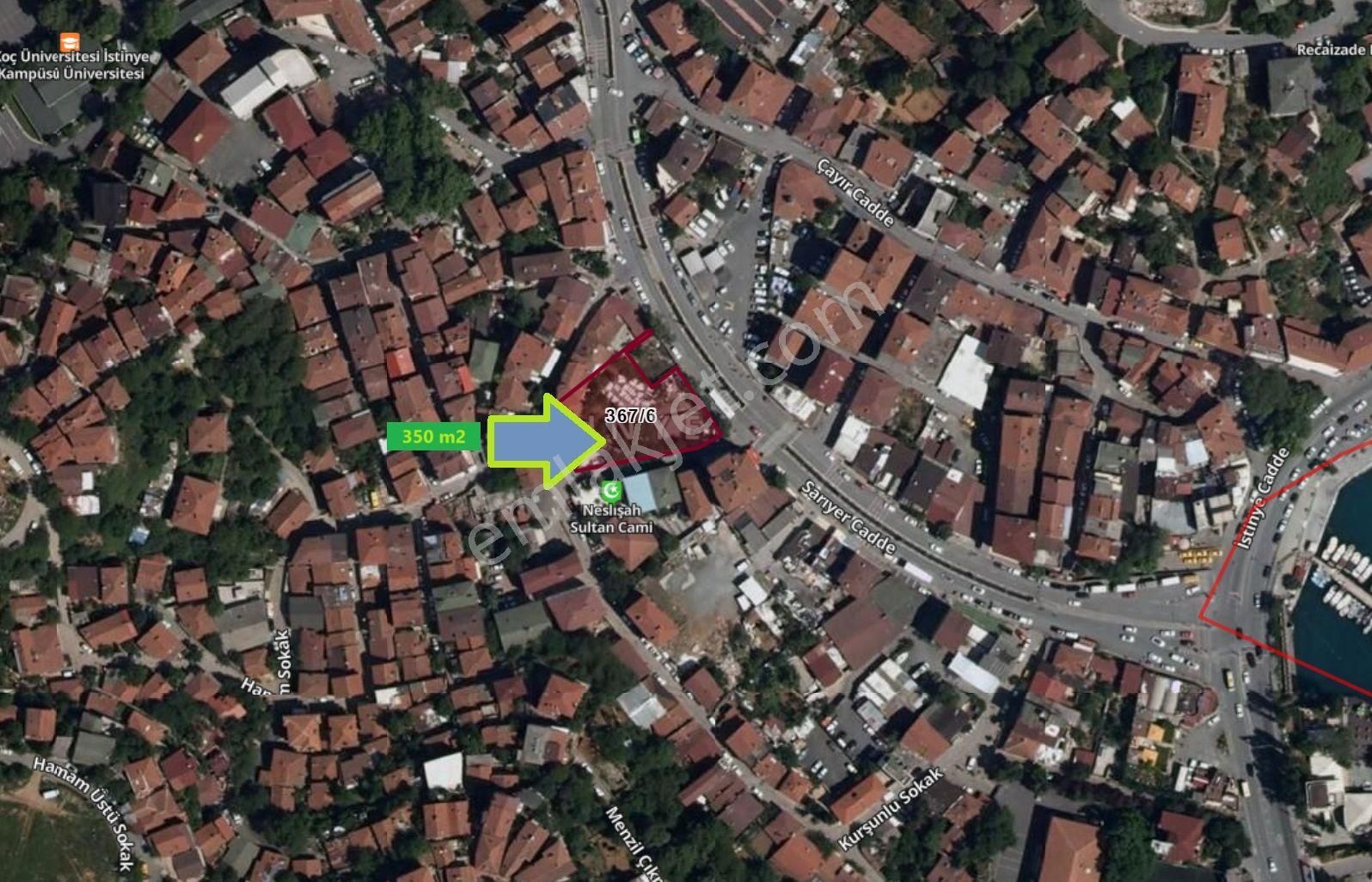 İstinye Sarıyer Cadde Cephe Ticari Kullanımlı 350 M2 Arsa - Görsel 2