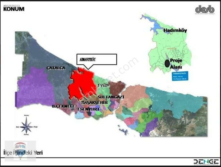 Arnavutköy Deliklikaya Satılık Sanayi İmarlı  Deliklikaya Sanayi Bölgesi'nde Satılık Sanayi Parseli