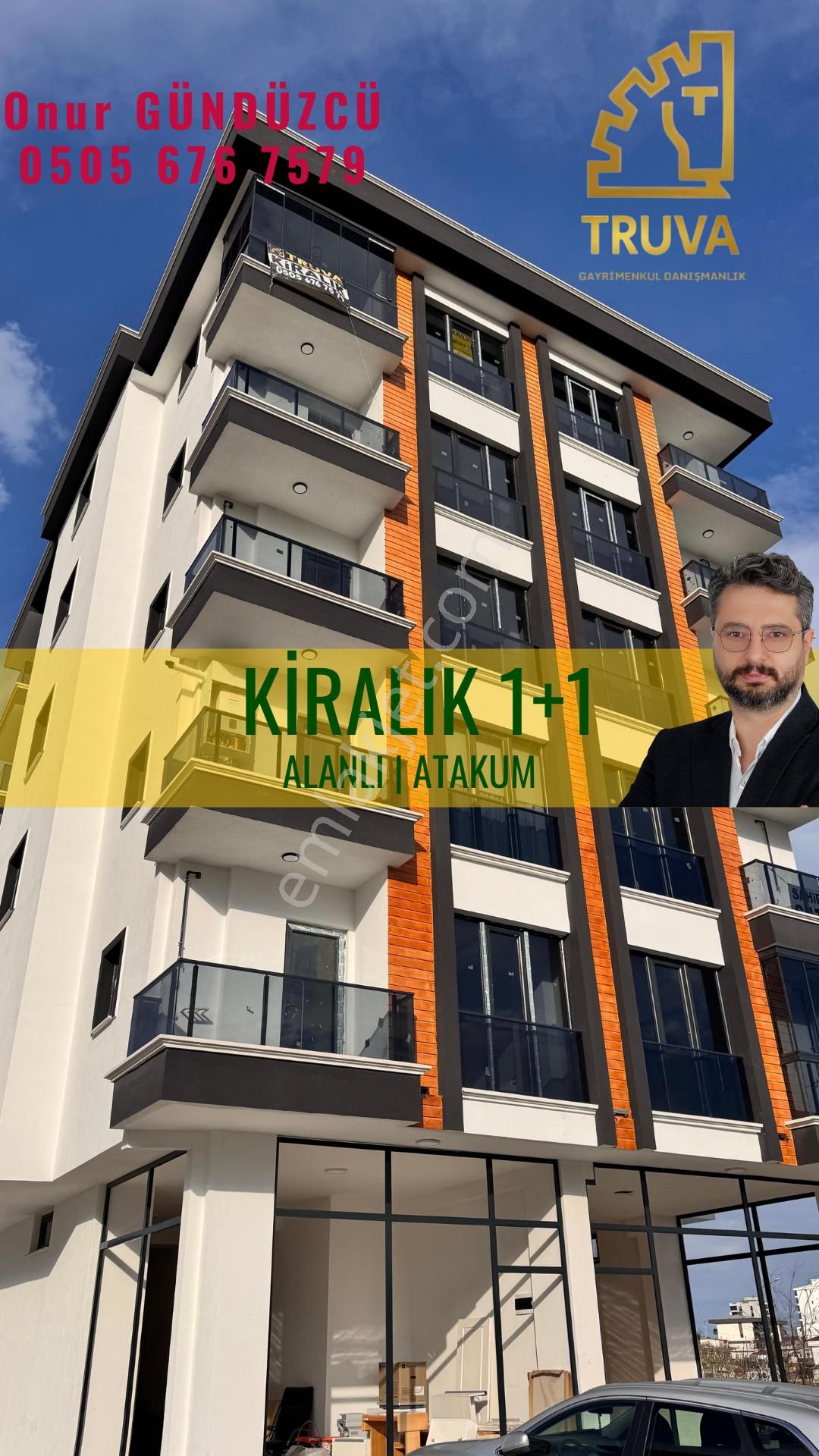 Atakum Alanlı Kiralık Daire Truva'dan Atakum'da Kiralık Geniş 1+1