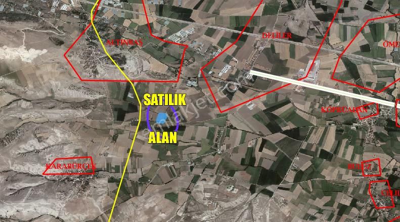 Çorum Merkez Karabürçek Köyü Satılık Bağ & Bahçe Çorum Pehlivan Emlaktan Satılık 2 Parça Hobi Bahcesi