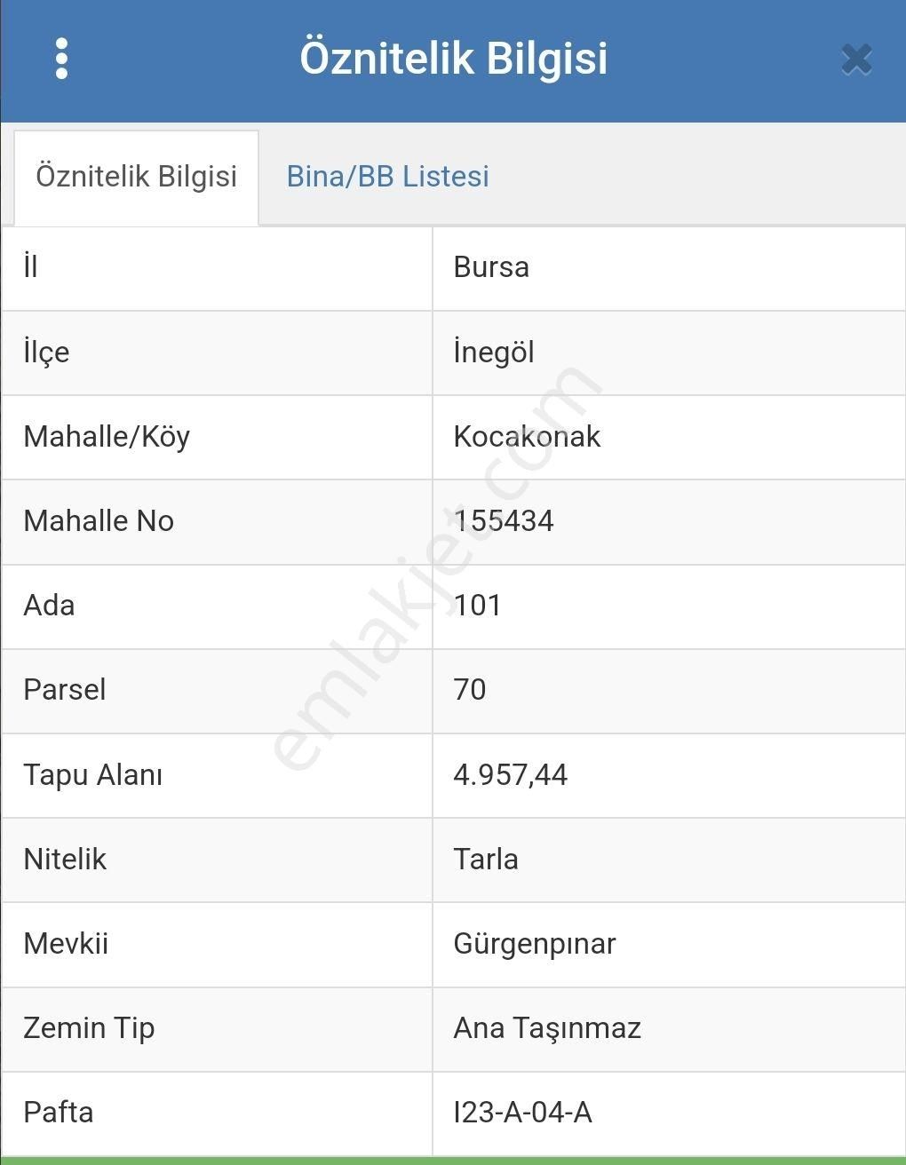 Roma' Dan Kocakonak' Ta Satılık Tarla - Görsel 5