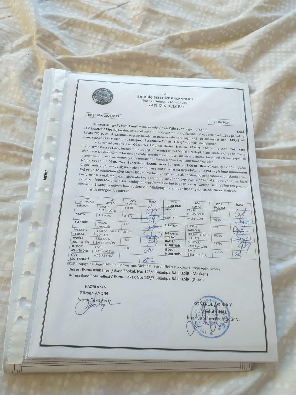 Balıkesir Bigadiç Esenli'de Arsa Kat Karşılığı Verilecektir (projeli) - Görsel 8