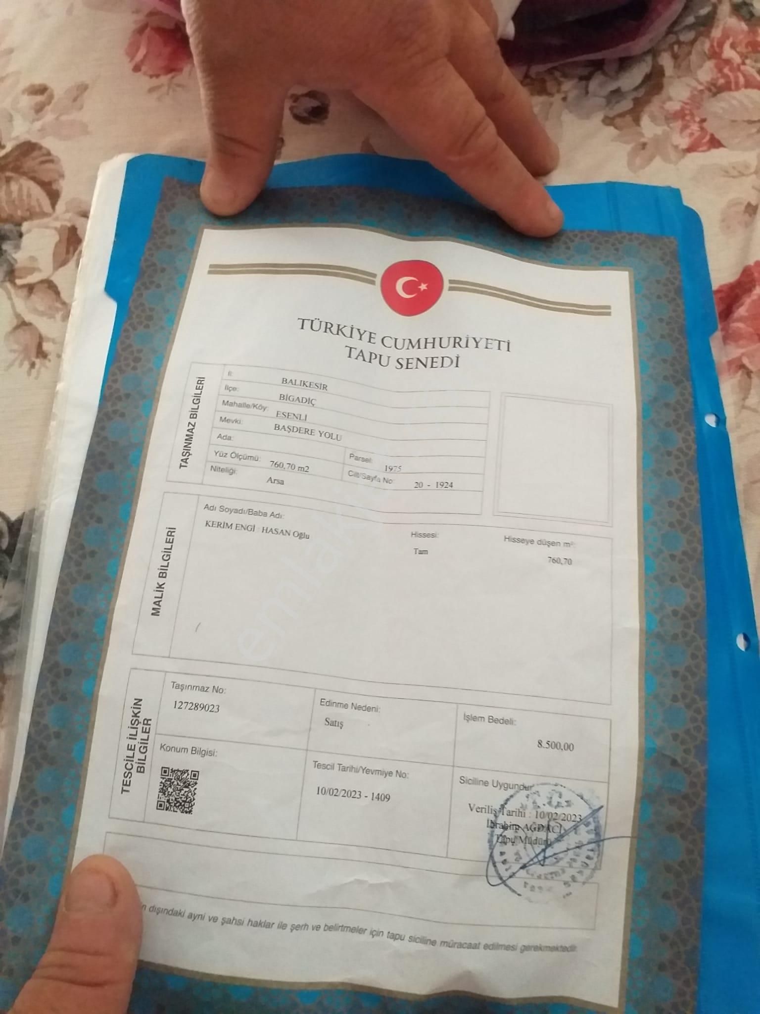 Balıkesir Bigadiç Esenli'de Arsa Kat Karşılığı Verilecektir (projeli) - Görsel 13