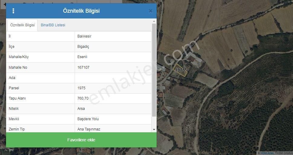 Balıkesir Bigadiç Esenli'de Arsa Kat Karşılığı Verilecektir (projeli) - Görsel 14
