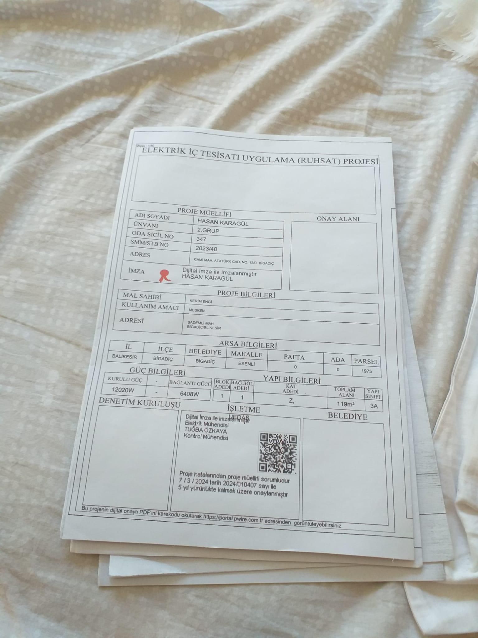 Balıkesir Bigadiç Esenli'de Arsa Kat Karşılığı Verilecektir (projeli) - Görsel 12