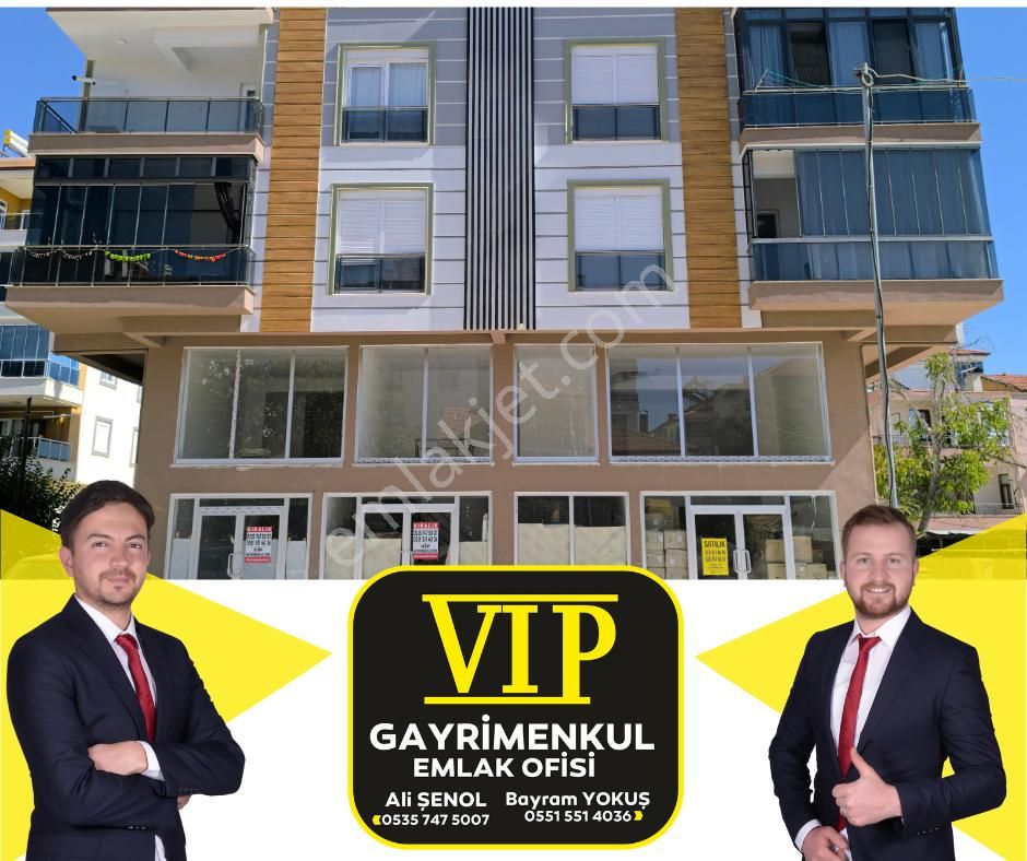 Elmalı Yeni Kiralık Dükkan & Mağaza VİP GAYRİMENKUL' den MURAT DİLEK KONUTLARINDA KİRALIK DÜKKAN