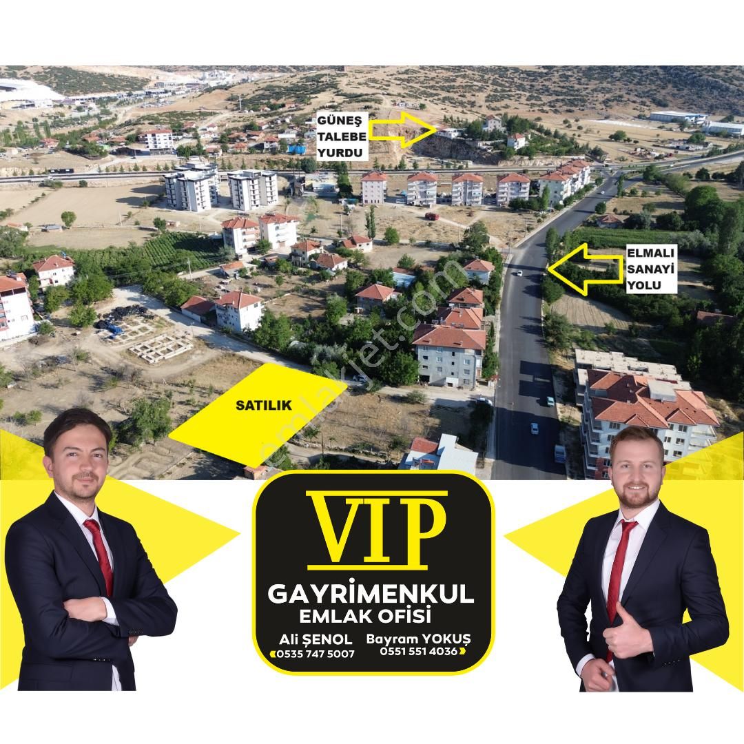 Elmalı Yeni Satılık Konut İmarlı VIP GAYRİMENKUL ' den Gelişen Bölgede 546 m2 5 Kat İmarlı Arsa