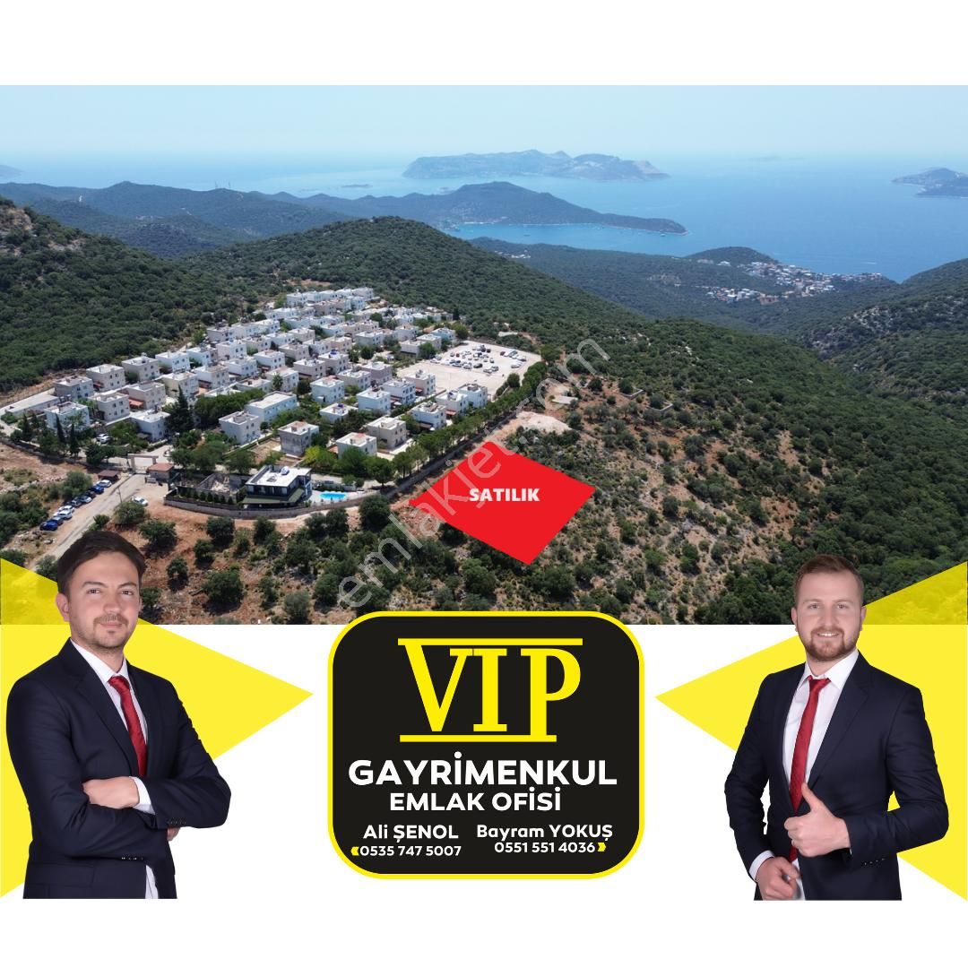 Kaş Bayındır Satılık Tarla VIP GAYRİMENKUL' den Bayındır 771 m2 MÜSTAKİL DENİZ MANZARALI