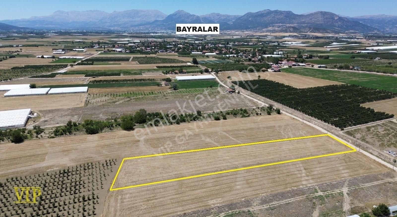 Vıp Gayrimenkul' Den 7107 M2 Bayralar Mah. Yola Sıfır Tarla - Görsel 3